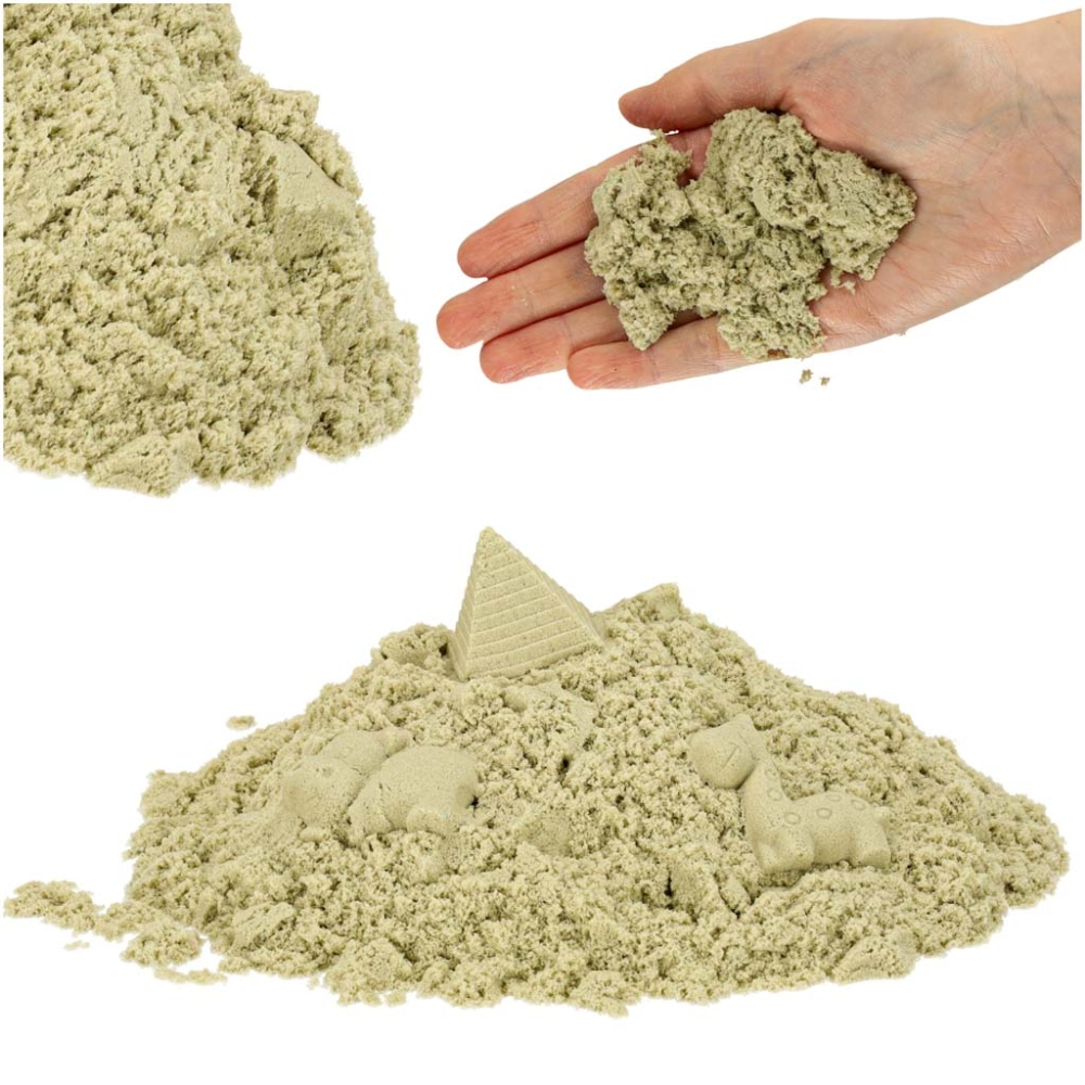Kinetinis smėlis 1 kg maišelyje, natūralaus smėlio spalvos-Žaislai, Kūrybiniai žaislai, Lipdymas-e-vaikas