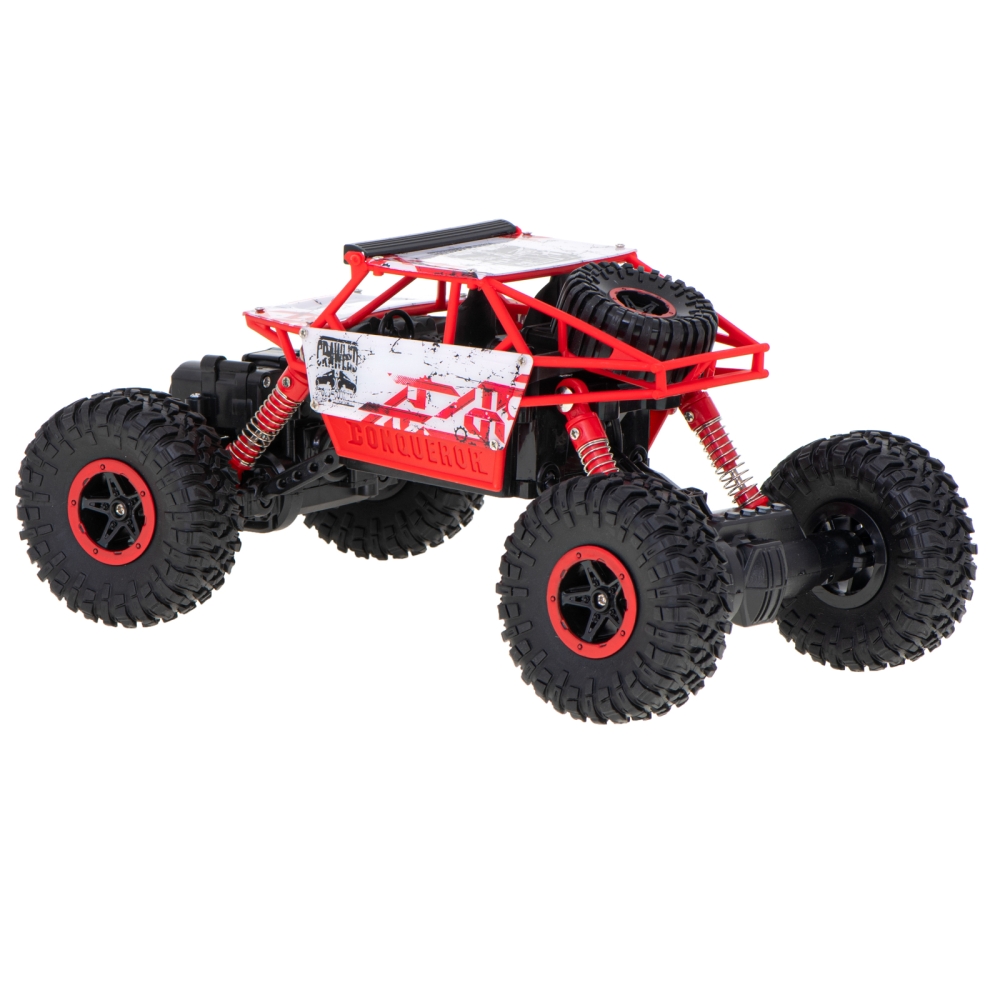 RC automobilis Rock Crawler HB 2.4GHz 1:18 raudonas-Žaislai, Auto ir transporto žaislai, Valdomos radijo bangomis-e-vaikas