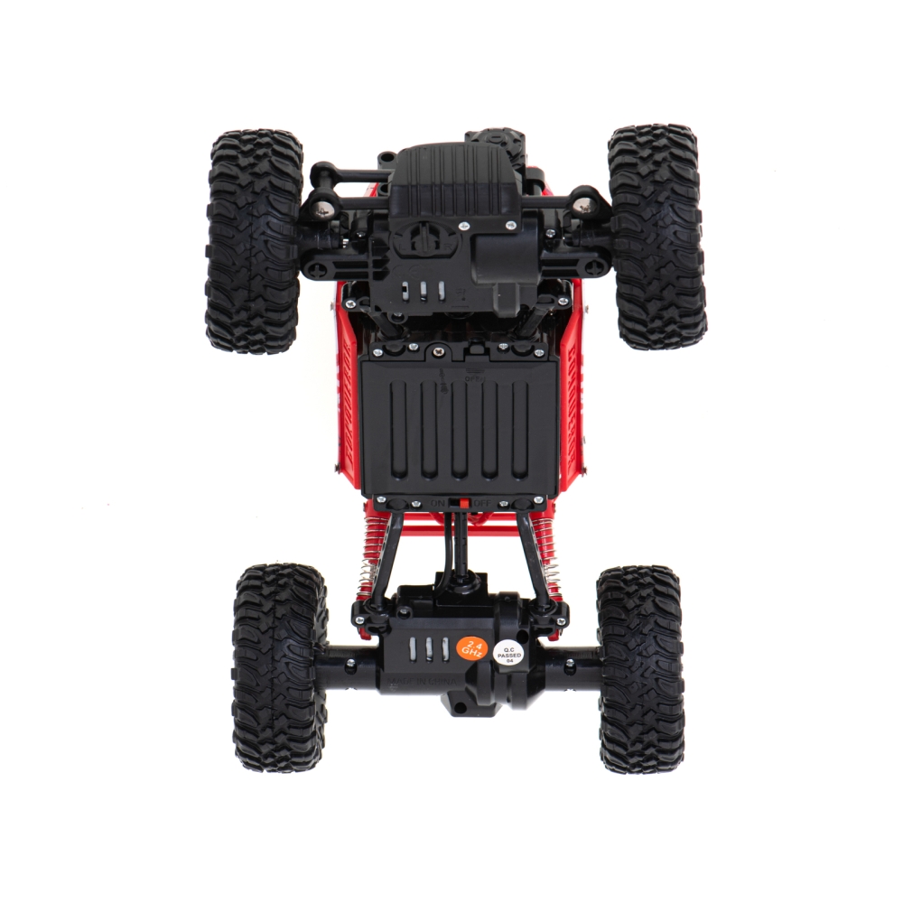 RC automobilis Rock Crawler HB 2.4GHz 1:18 raudonas