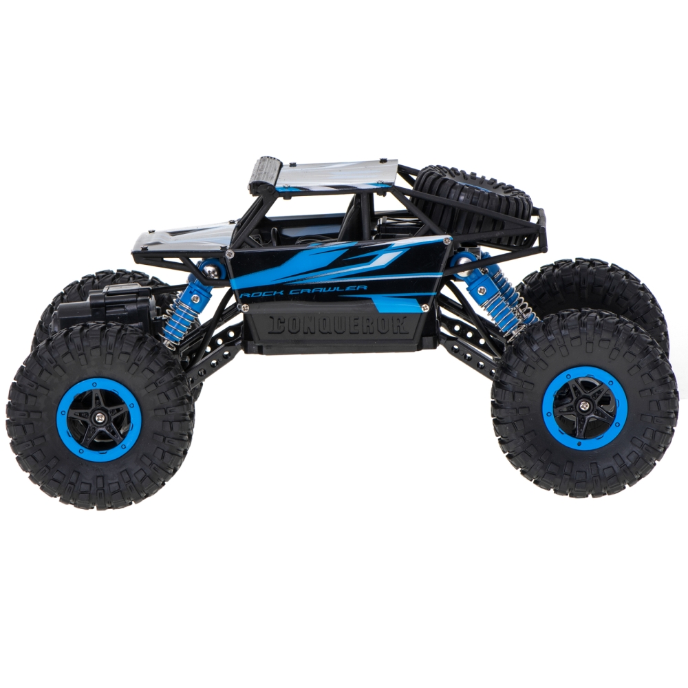 RC automobilis Rock Crawler HB 2.4GHz 1:18 mėlynas-Žaislai, Auto ir transporto žaislai, Valdomos radijo bangomis-e-vaikas
