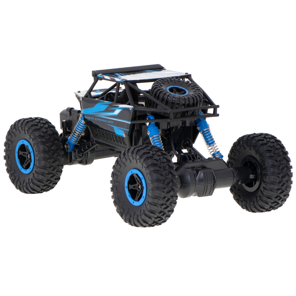 RC automobilis Rock Crawler HB 2.4GHz 1:18 mėlynas-Žaislai, Auto ir transporto žaislai, Valdomos radijo bangomis-e-vaikas