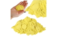 Kinetinis smėlis 1 kg maišelyje, geltonos spalvos-Žaislai, Kūrybiniai žaislai, Lipdymas-e-vaikas