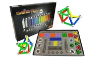 Zestaw Magnastix Klocki Magnetyczne 560 + Tablica