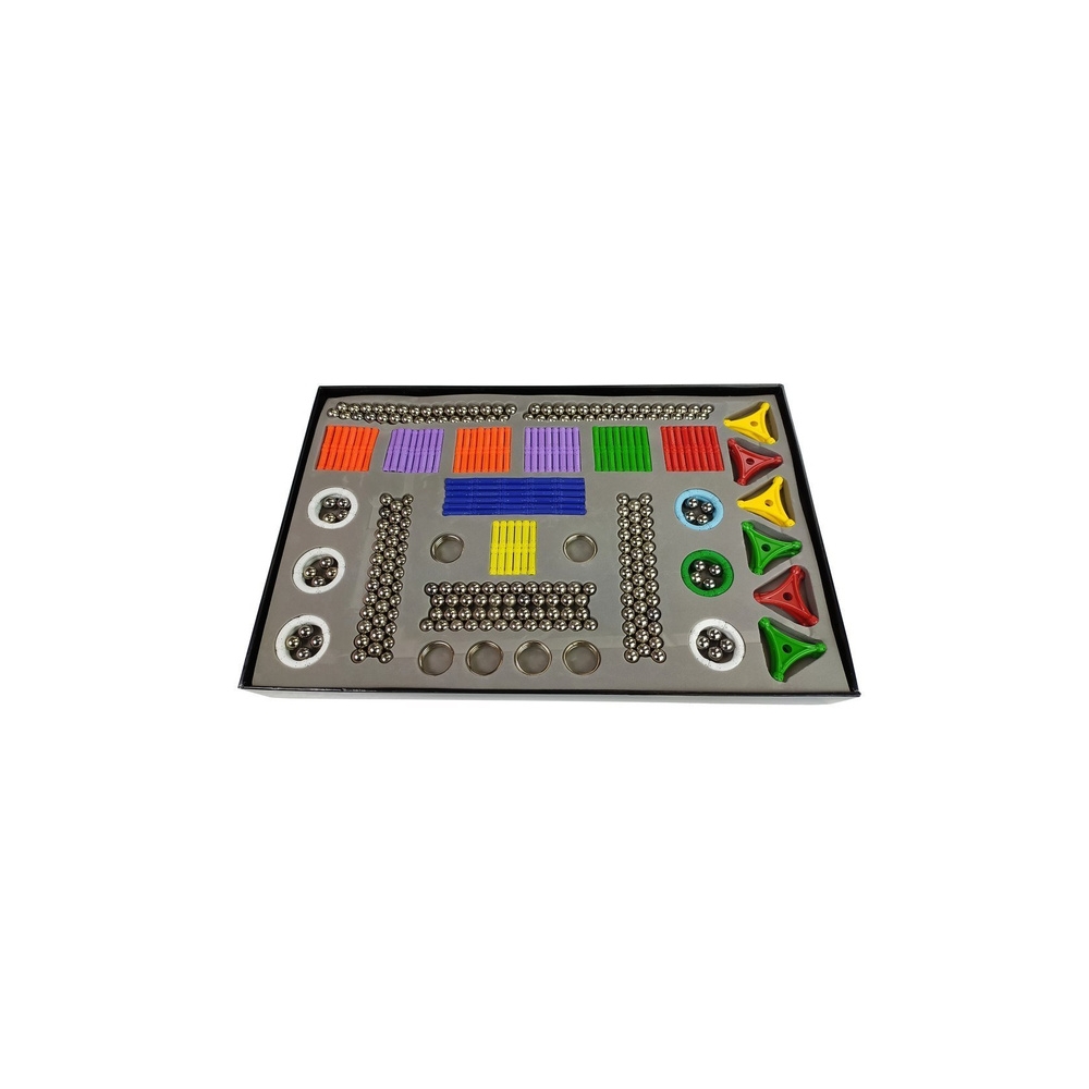 Magnetinis konstruktorius Magnastix rinkinys 560 el. + lenta-Žaislai, Konstruktoriai, Magnetiniai konstruktoriai-e-vaikas