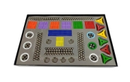 Zestaw Magnastix Klocki Magnetyczne 560 + Tablica