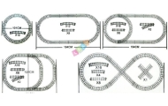 Fenfa Electric Train Set 5 Wagons Accessories