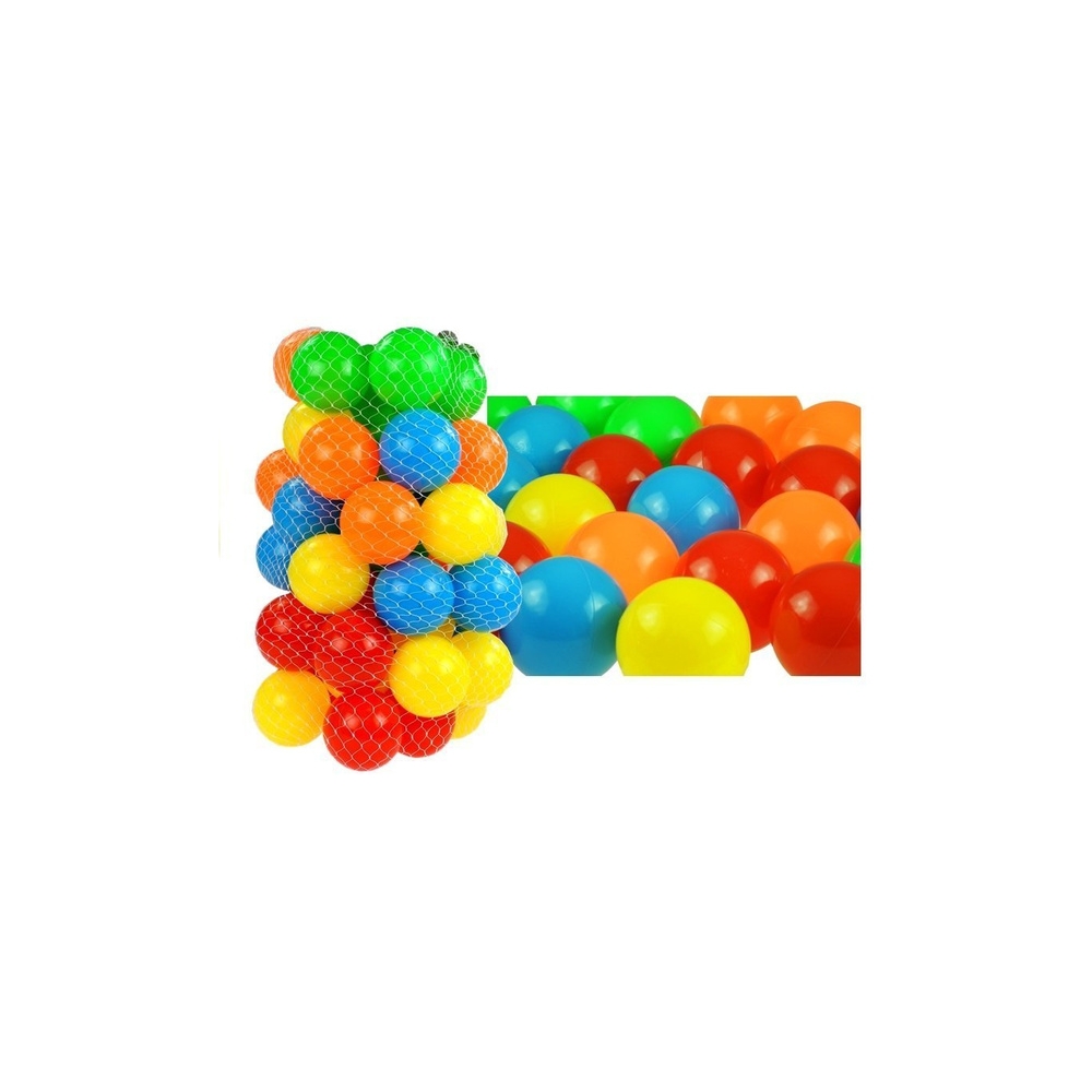 Sauso baseino kamuoliukai tinklelyje 50 vnt. 7cm