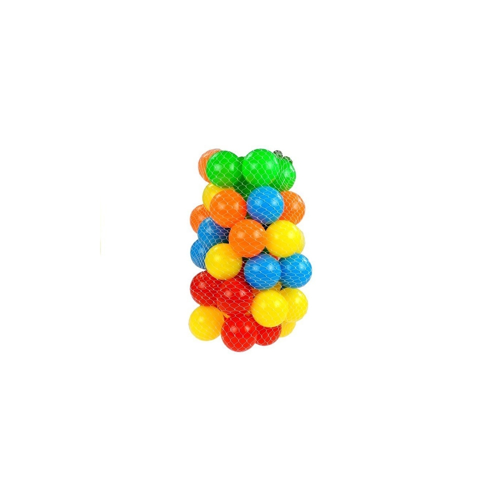 Sauso baseino kamuoliukai tinklelyje 50 vnt. 7cm