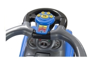 Coupe Car Manual Ride On with Parent Handle - Blue
