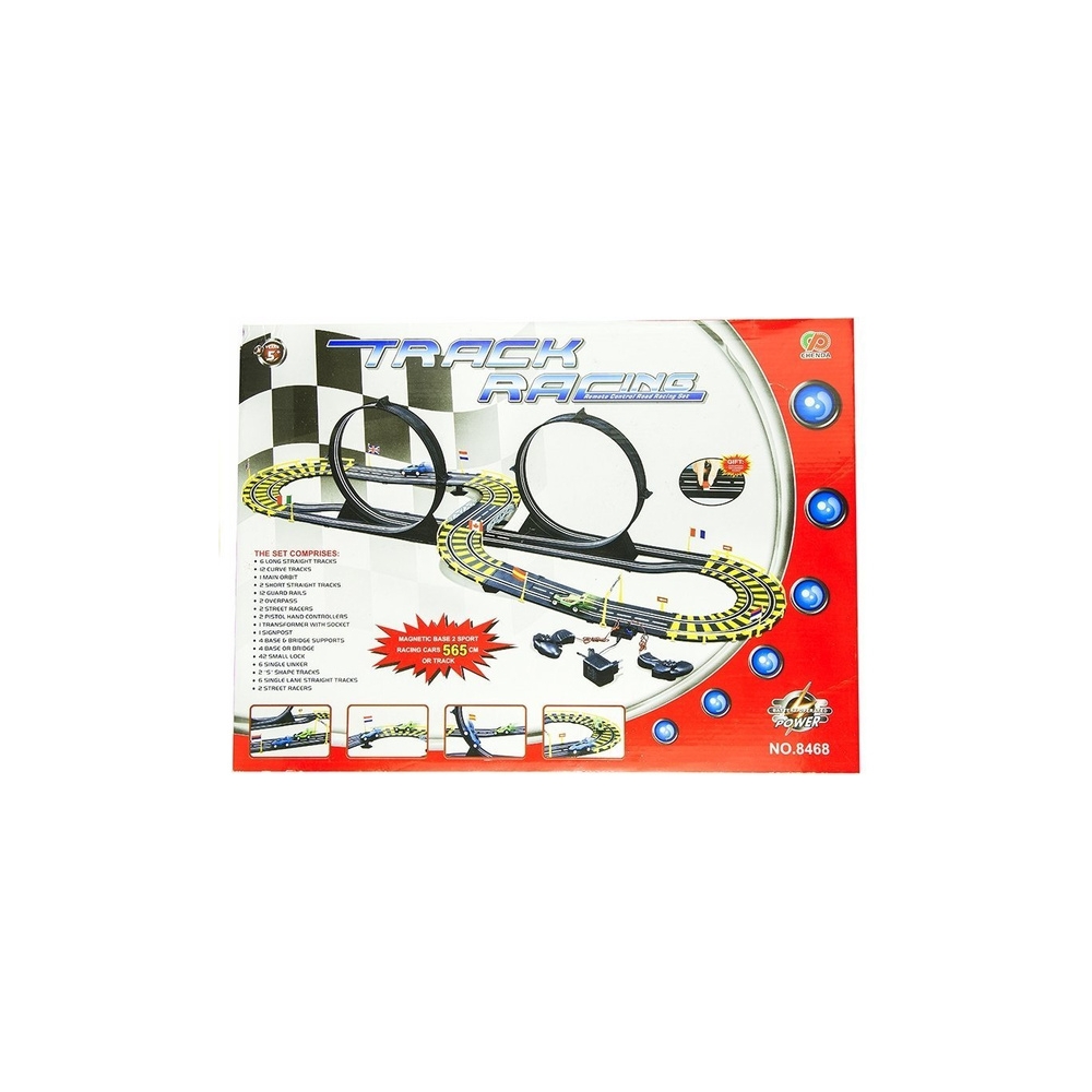 Tor Samochodowy Track Racing Dwa Auta 565 cm