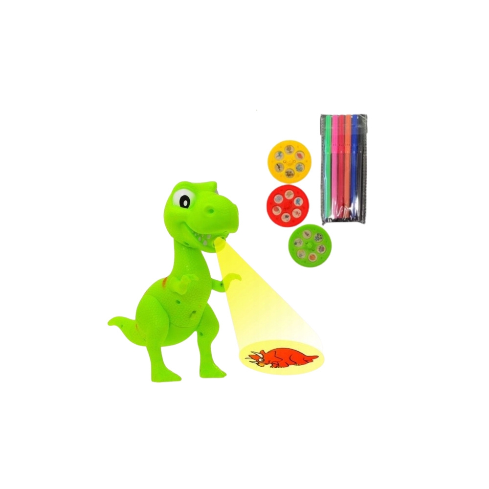 Piešimo multimedijos projektorius Dinozauras 18P