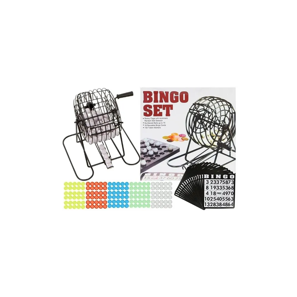 Familijna Gra Losowa Bingo Lotto Metalowe