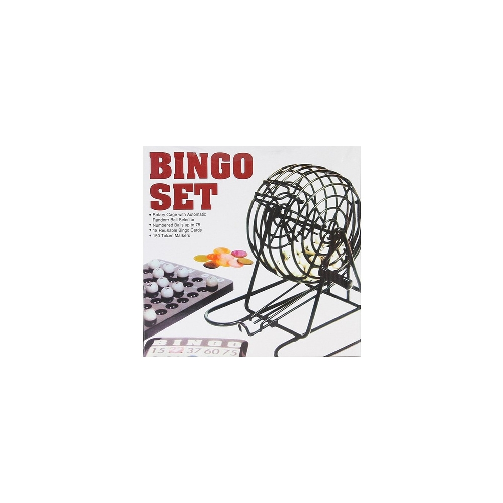 Familijna Gra Losowa Bingo Lotto Metalowe