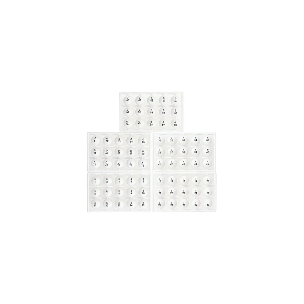 Familijna Gra Losowa Bingo Lotto Metalowe