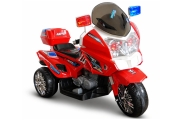 Elektrinis motociklas Policija CH815, Red-Elektromobiliai vaikams, Motociklai-e-vaikas