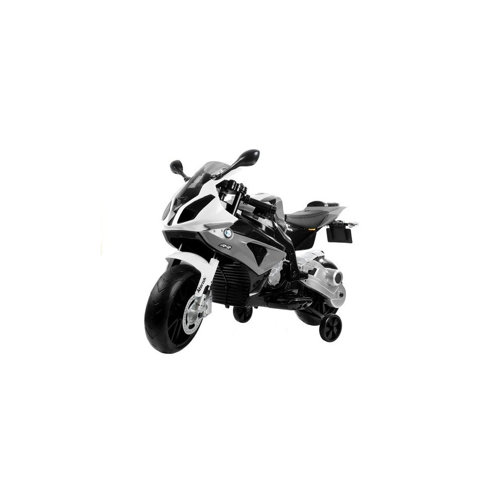 Elektrinis motociklas BMW S1000RR, Silver-Elektromobiliai vaikams, Motociklai-e-vaikas