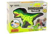 Dinozaurų projektorius su žymekliais ir šablonais