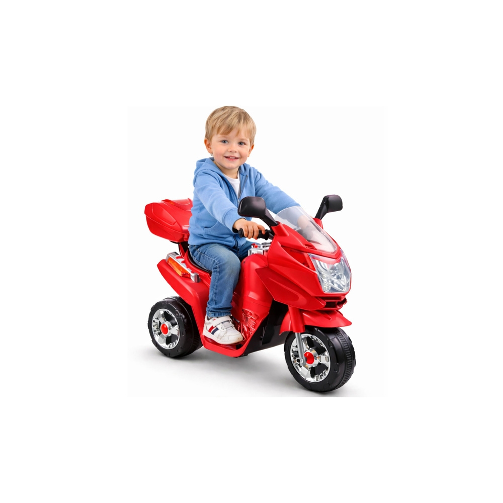 Elektrinis motociklas HC8051, Red-Elektromobiliai vaikams, Motociklai-e-vaikas