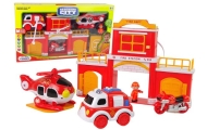 Fire Station Set with Sound