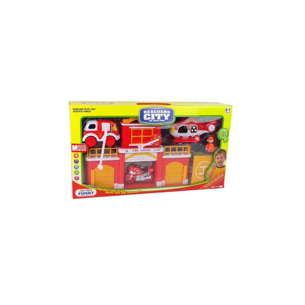 Fire Station Set with Sound
