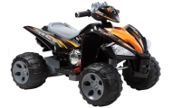 Elektrinis keturratis Big Wheels, Black-Elektromobiliai vaikams, Keturračiai ir bagiai-e-vaikas