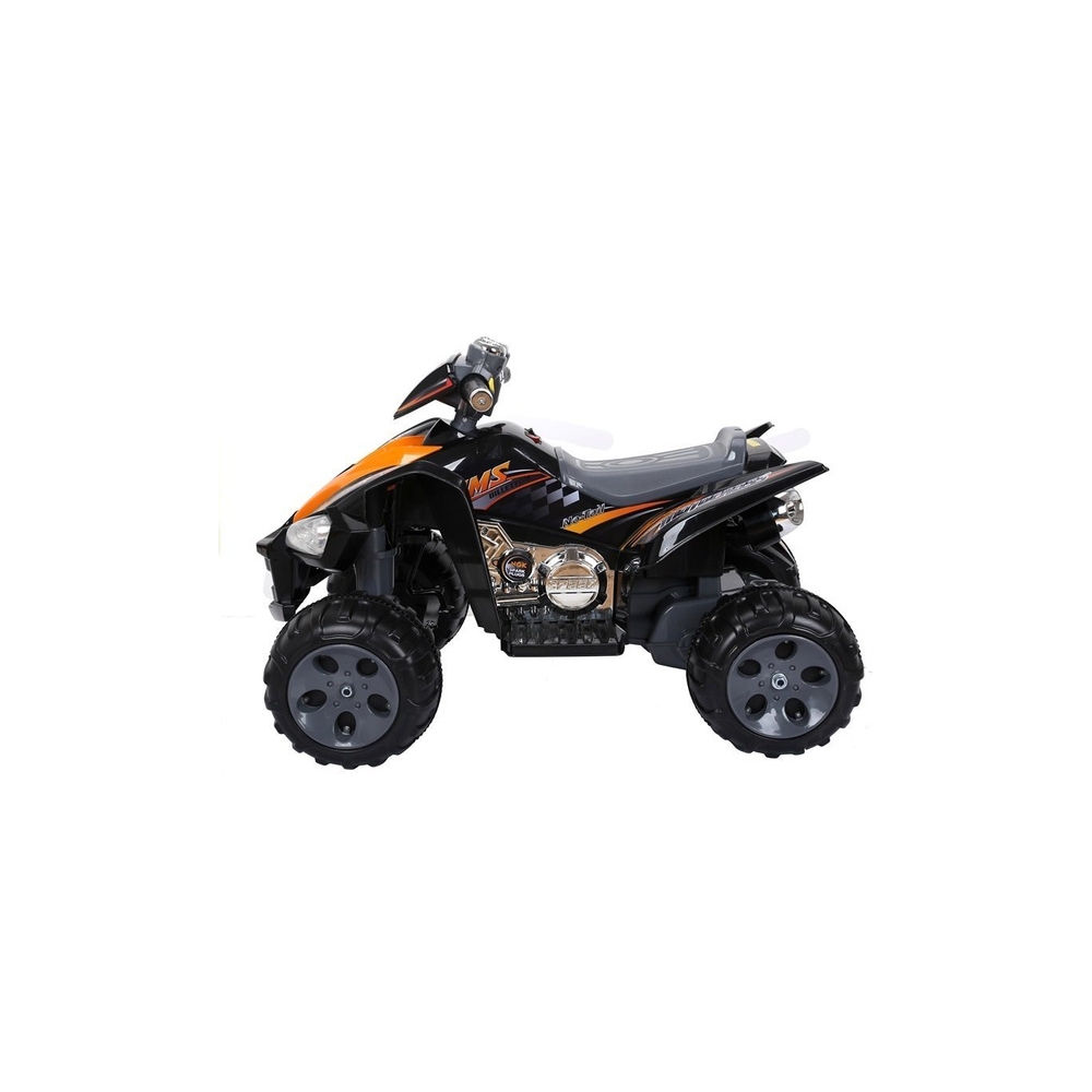 Elektrinis keturratis Big Wheels, Black-Elektromobiliai vaikams, Keturračiai ir bagiai-e-vaikas