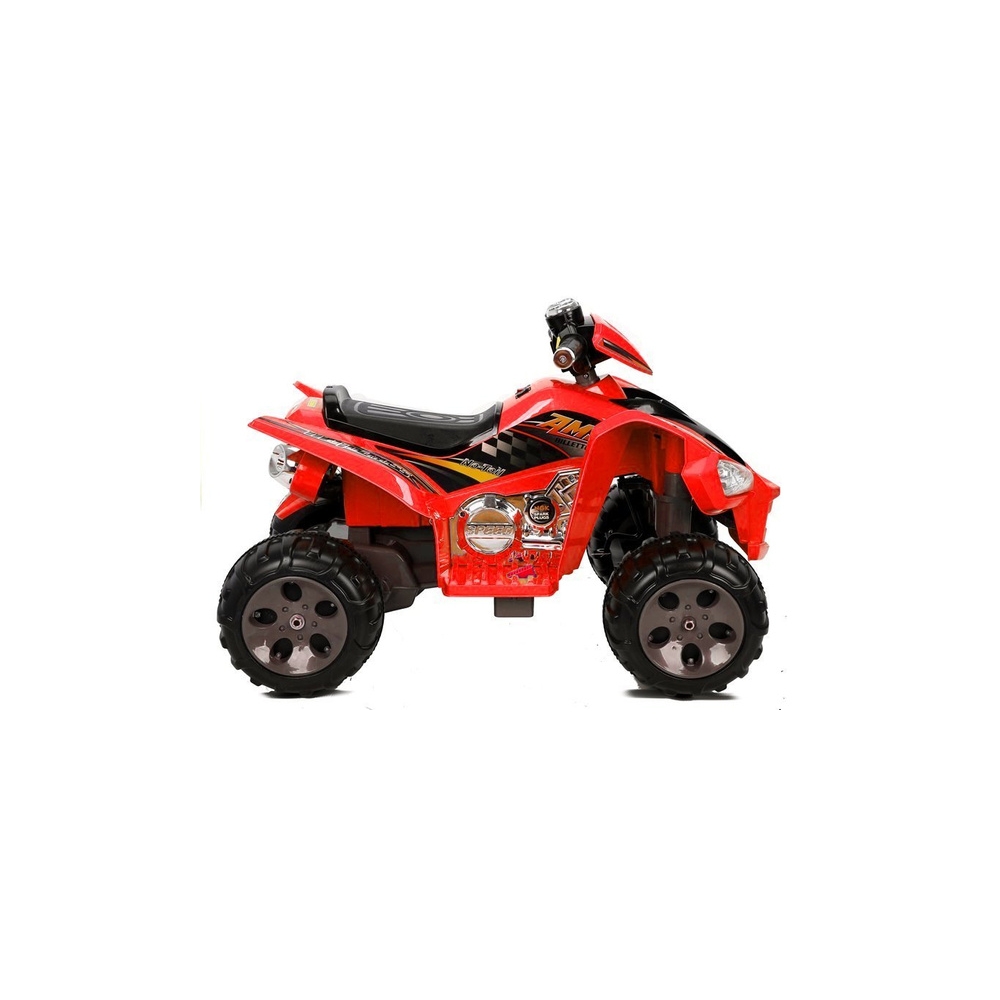 Elektrinis keturratis Big Wheels, Red-Elektromobiliai vaikams, Keturračiai ir bagiai-e-vaikas