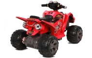 Elektrinis keturratis Big Wheels, Red-Elektromobiliai vaikams, Keturračiai ir bagiai-e-vaikas