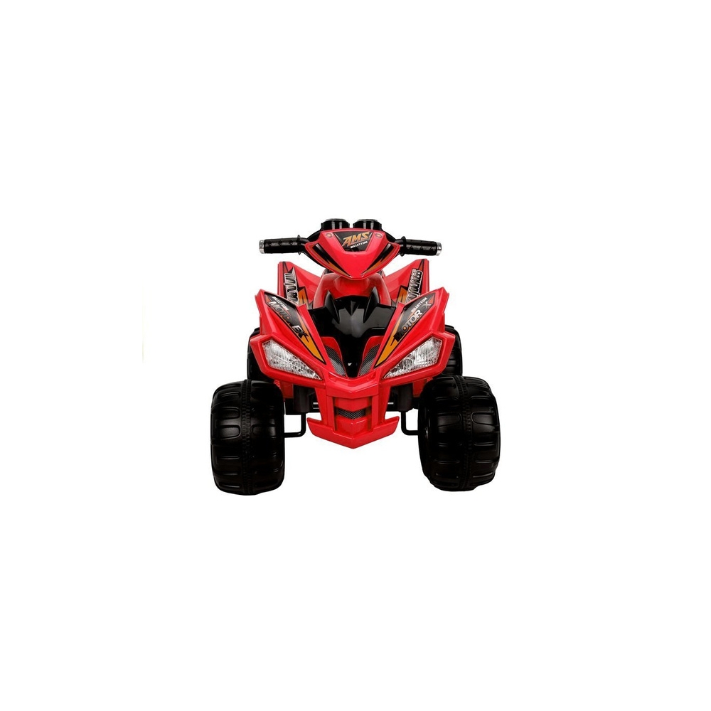 Elektrinis keturratis Big Wheels, Red-Elektromobiliai vaikams, Keturračiai ir bagiai-e-vaikas