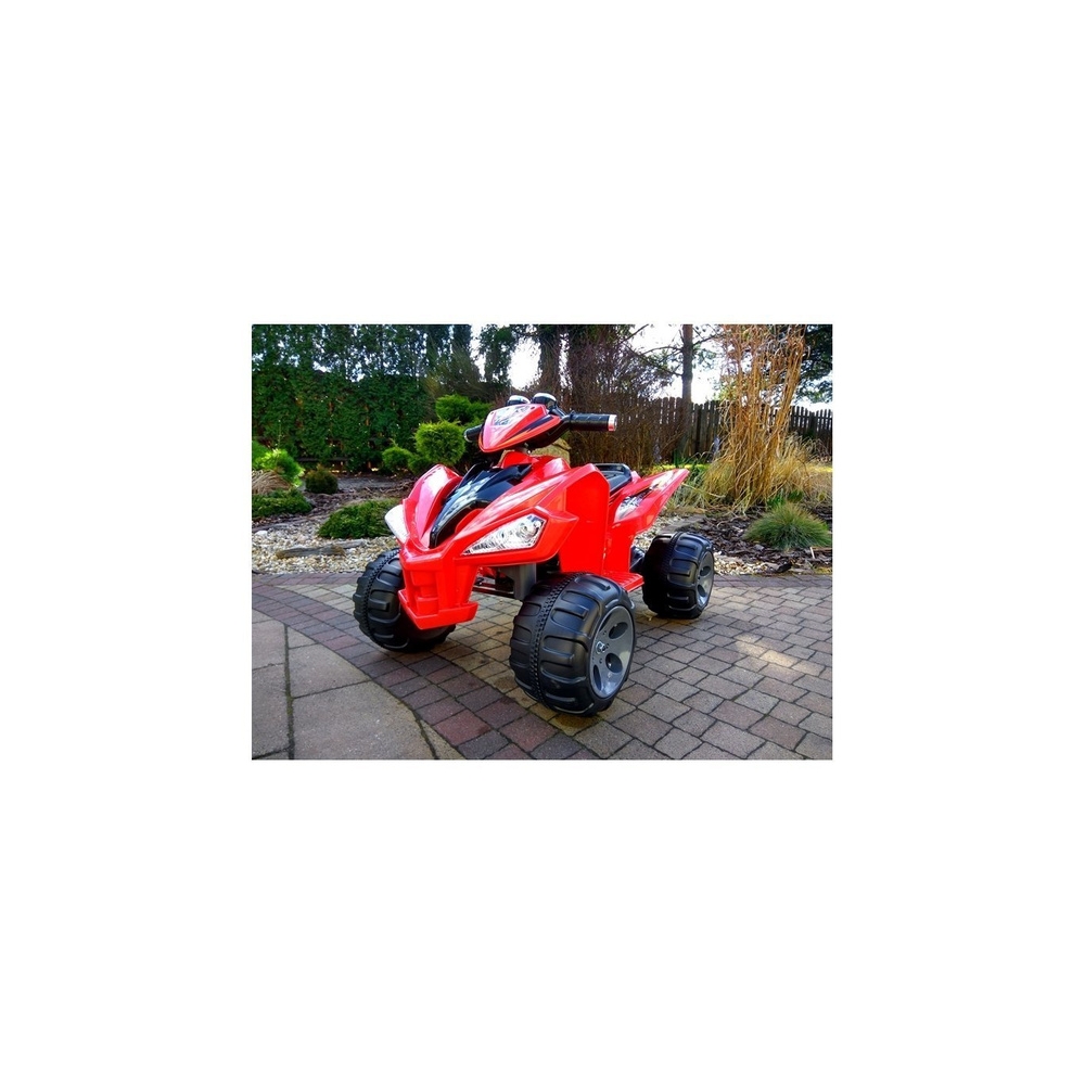 Elektrinis keturratis Big Wheels, Red-Elektromobiliai vaikams, Keturračiai ir bagiai-e-vaikas
