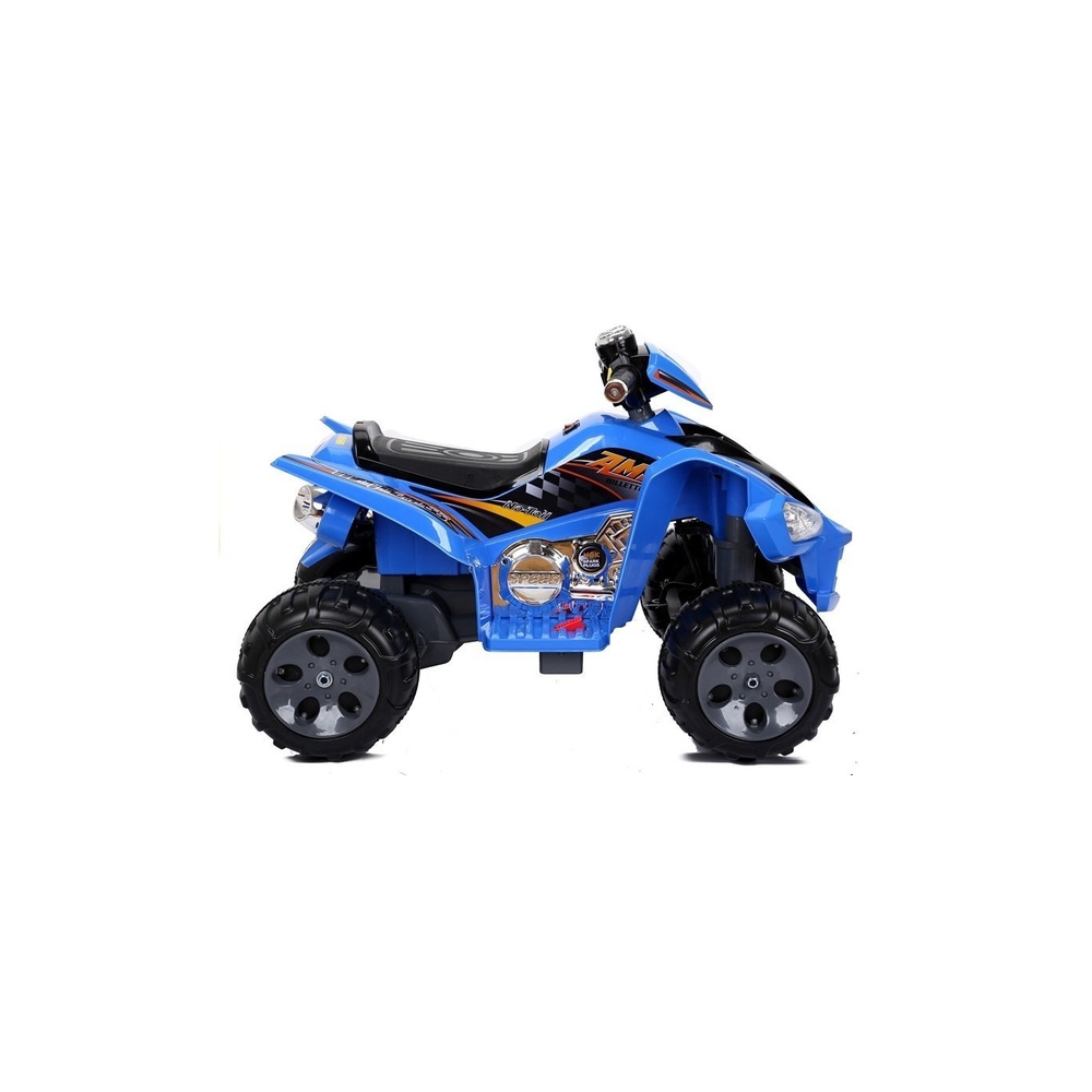 Elektrinis keturratis Big Wheels, Blue-Elektromobiliai vaikams, Keturračiai ir bagiai-e-vaikas