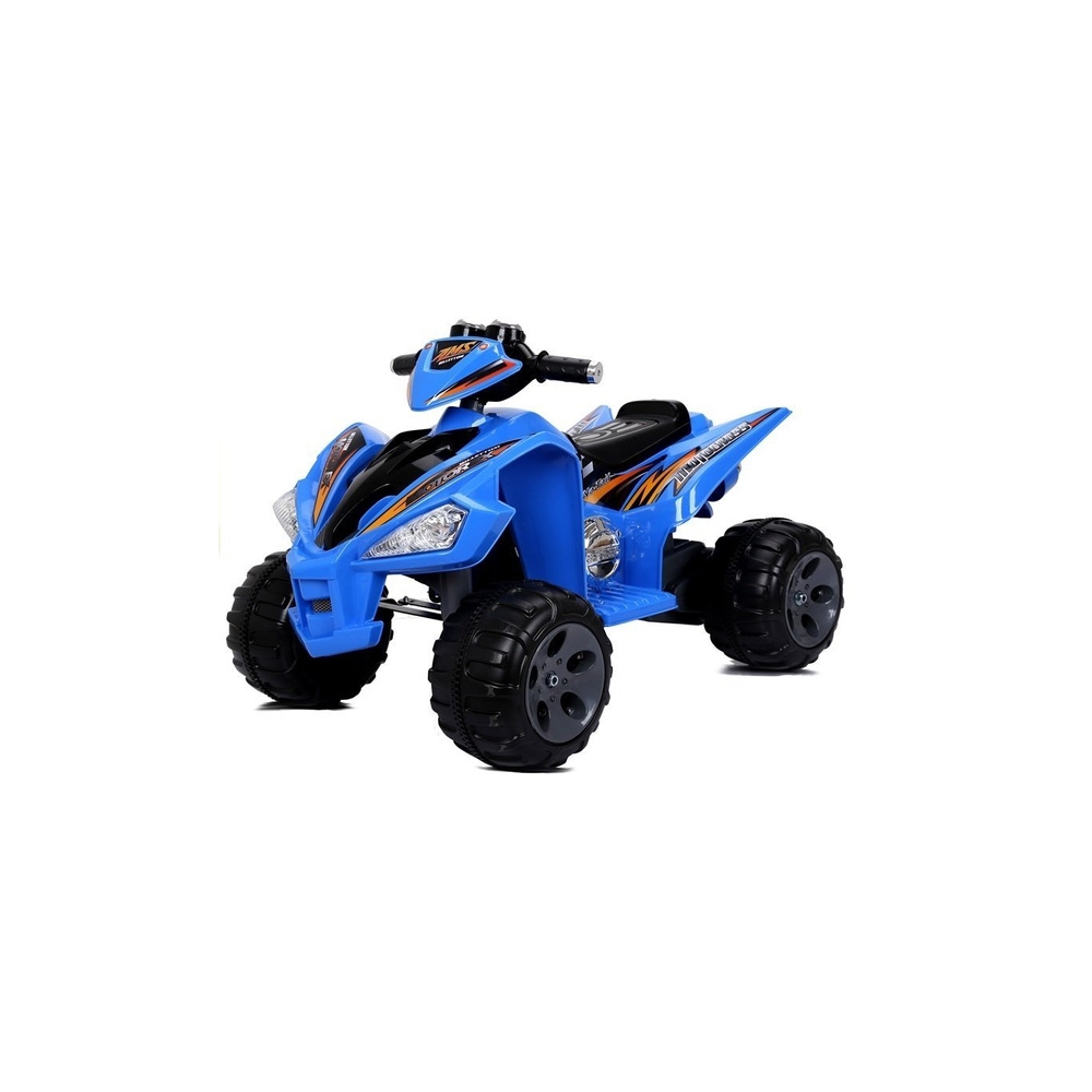 Elektrinis keturratis Big Wheels, Blue-Elektromobiliai vaikams, Keturračiai ir bagiai-e-vaikas