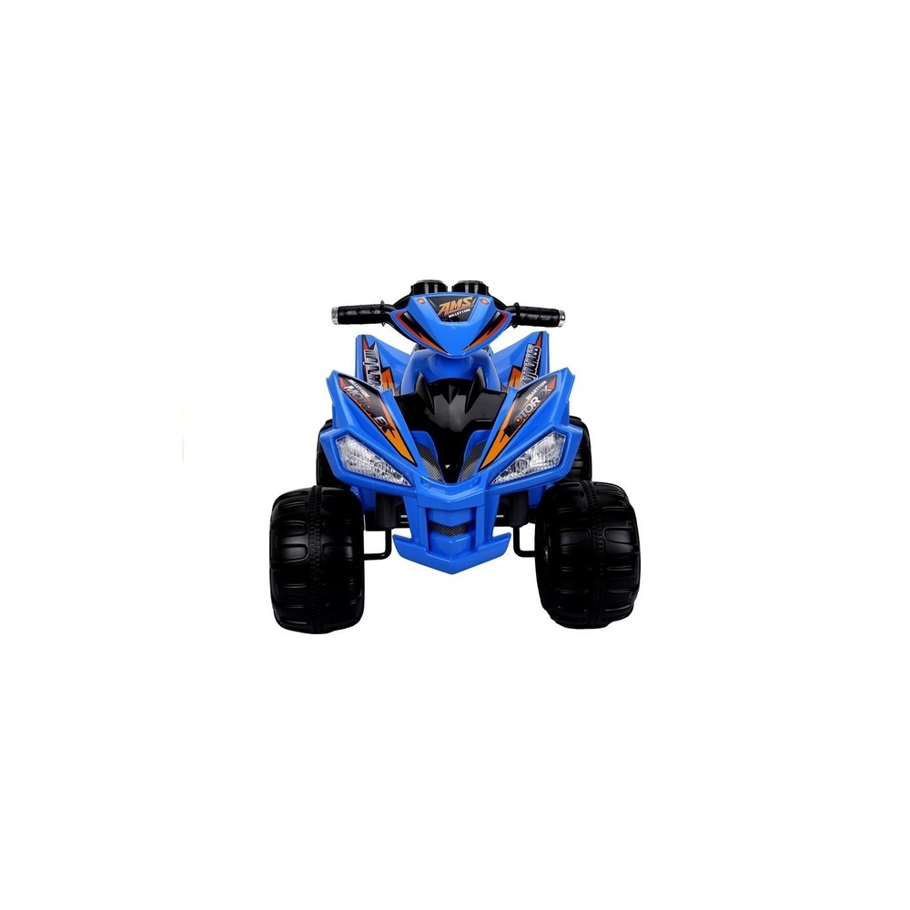 Elektrinis keturratis Big Wheels, Blue-Elektromobiliai vaikams, Keturračiai ir bagiai-e-vaikas