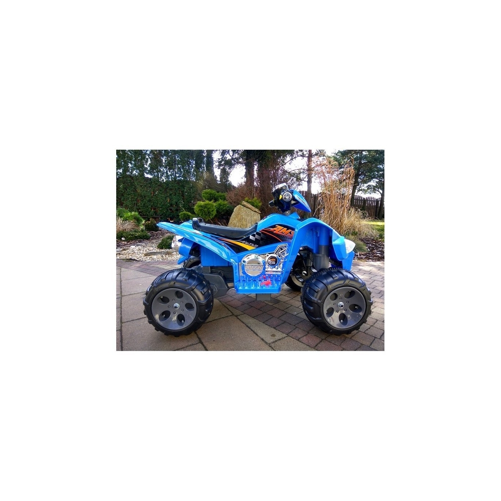 Elektrinis keturratis Big Wheels, Blue-Elektromobiliai vaikams, Keturračiai ir bagiai-e-vaikas