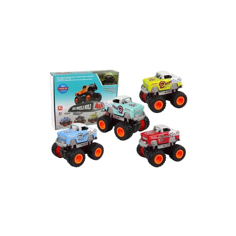 4x4 Classic didelių ratų modelis 4 spalvų