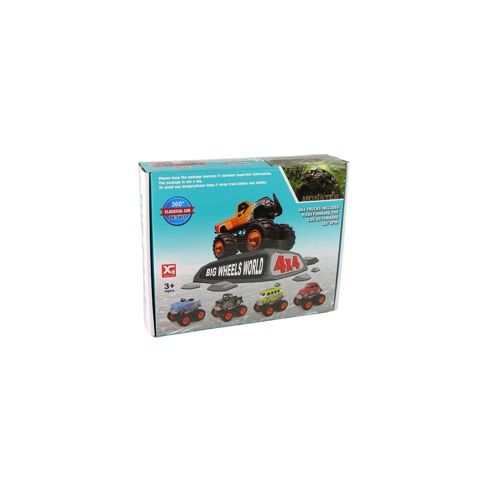 4x4 Classic didelių ratų modelis 4 spalvų