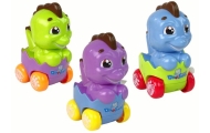 Prisukamas dinozauras kiaušinyje Dino automobilis 1vnt-Žaislai, Kūdikiams, Žaislai mažyliams (iki 4 m.