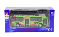 Tourist Coach Double Decker Openable Door Green