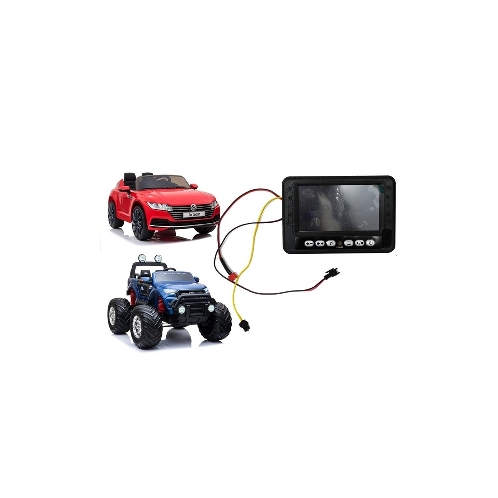 Muzikinis skydelis LCD MP4 automobiliui Ford Ranger Monster DK-550, Arteon-Elektromobiliai vaikams, Elektromobilių dalys, LCD, M