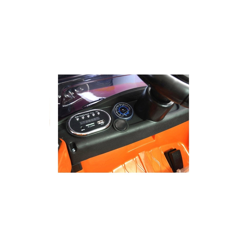 Elektromobilis HL1638 EVA, Orange-Elektromobiliai vaikams, Visureigiai-e-vaikas