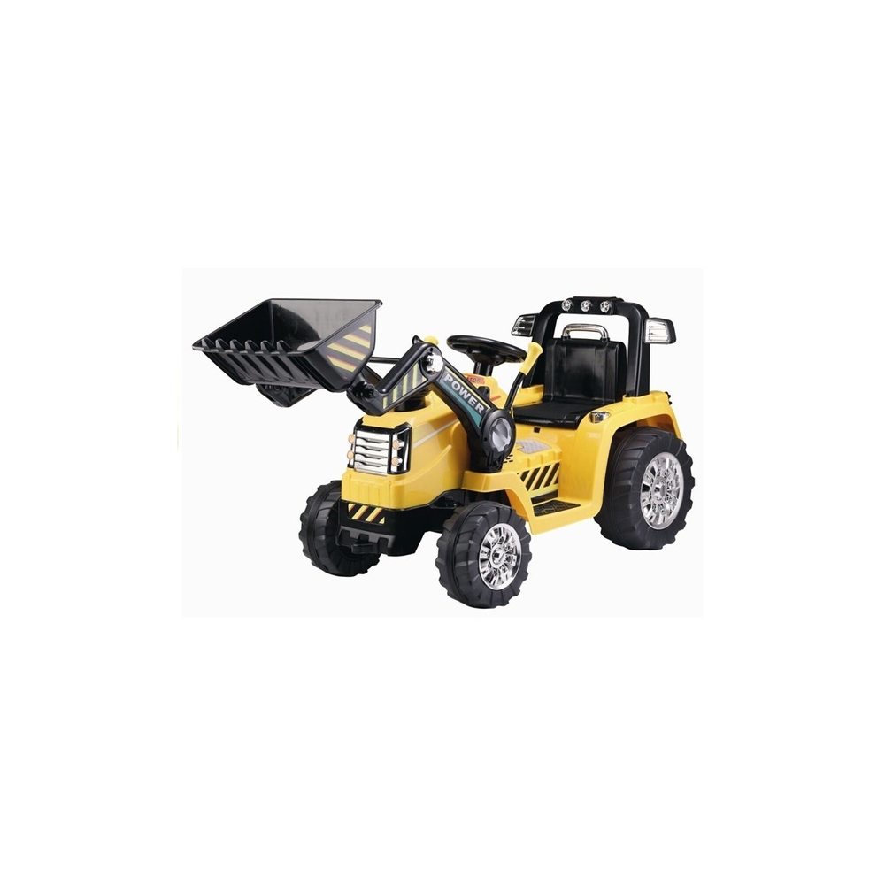 Elektrinis traktorius ZP1005, Yellow-Elektromobiliai vaikams, Traktoriai-e-vaikas