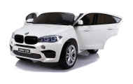 Elektromobilis BMW X6M, White-Elektromobiliai vaikams, Visureigiai-e-vaikas
