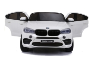 Elektromobilis BMW X6M, White-Elektromobiliai vaikams, Visureigiai-e-vaikas