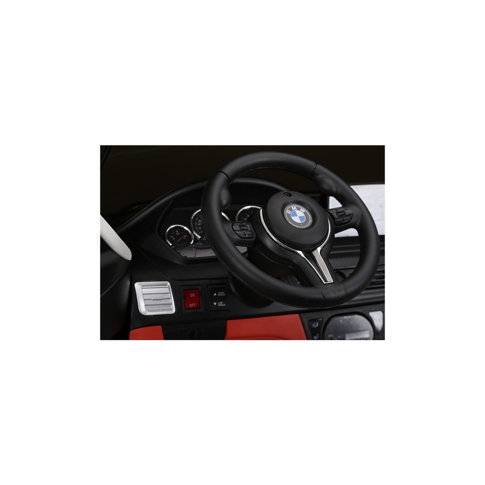Elektromobilis BMW X6M, lakuotas juodas-Elektromobiliai vaikams, Visureigiai-e-vaikas