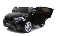Elektromobilis BMW X6M, lakuotas juodas-Elektromobiliai vaikams, Visureigiai-e-vaikas
