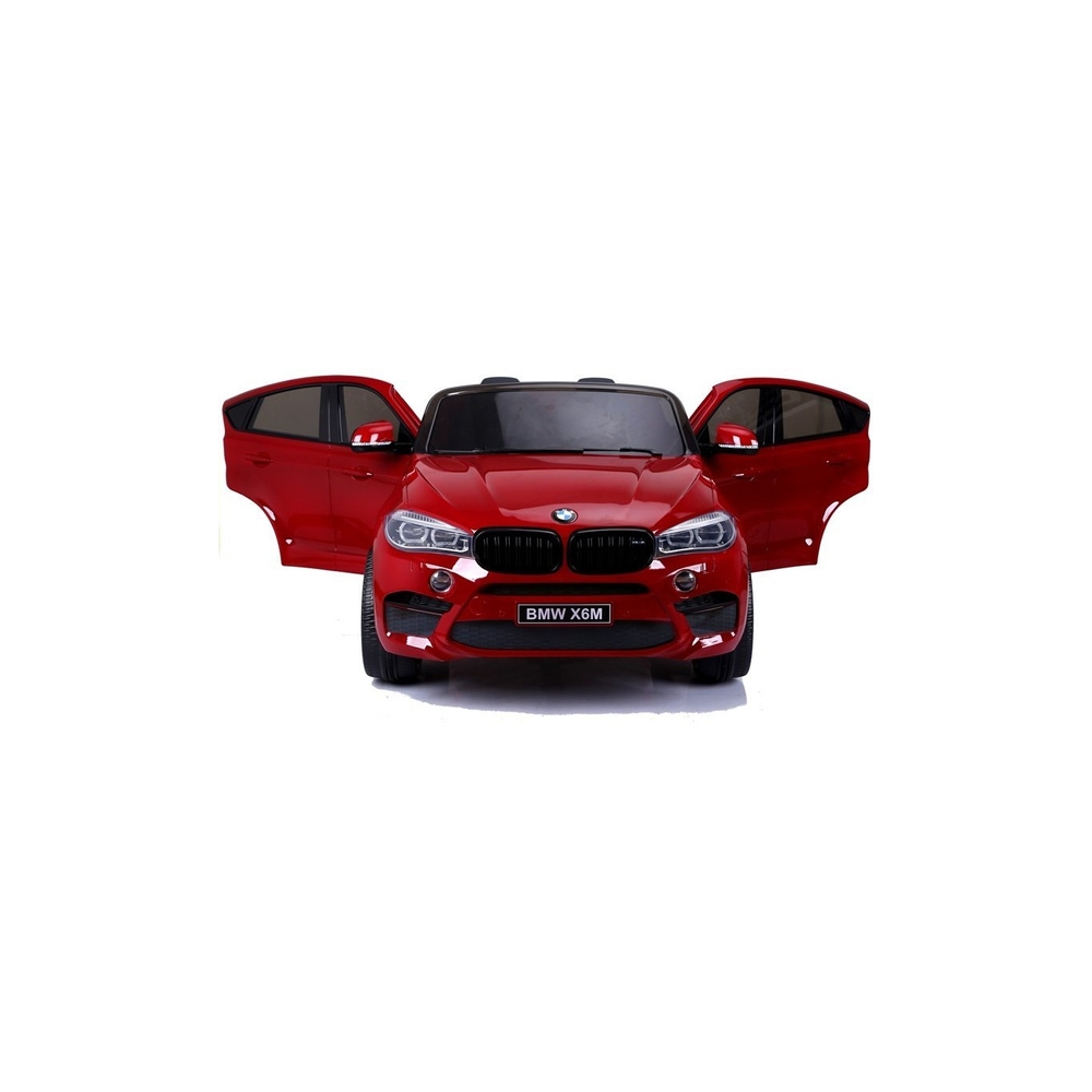 Elektromobilis BMW X6M, lakuotas raudonas-Elektromobiliai vaikams, Visureigiai-e-vaikas