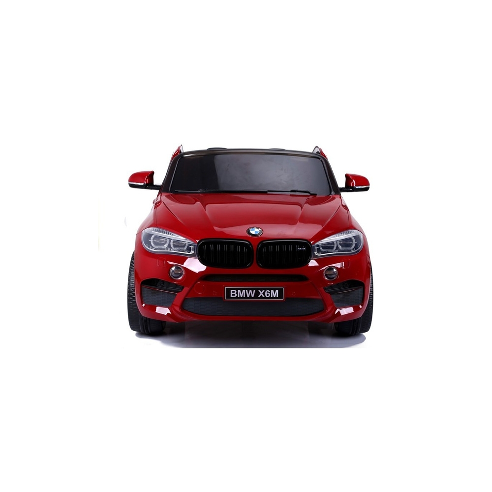 Elektromobilis BMW X6M, lakuotas raudonas-Elektromobiliai vaikams, Visureigiai-e-vaikas