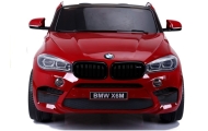 Elektromobilis BMW X6M, lakuotas raudonas-Elektromobiliai vaikams, Visureigiai-e-vaikas