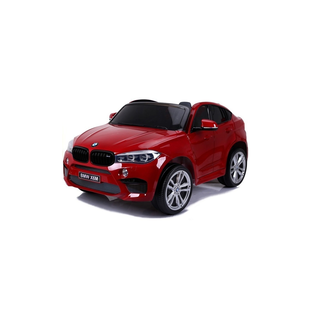 Elektromobilis BMW X6M, lakuotas raudonas-Elektromobiliai vaikams, Visureigiai-e-vaikas