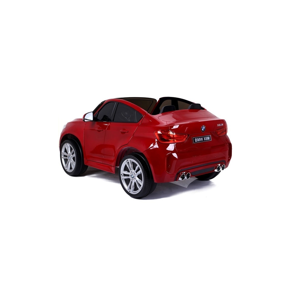Elektromobilis BMW X6M, lakuotas raudonas-Elektromobiliai vaikams, Visureigiai-e-vaikas